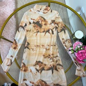 {SOLD} Urban outfitters iconic horse dress